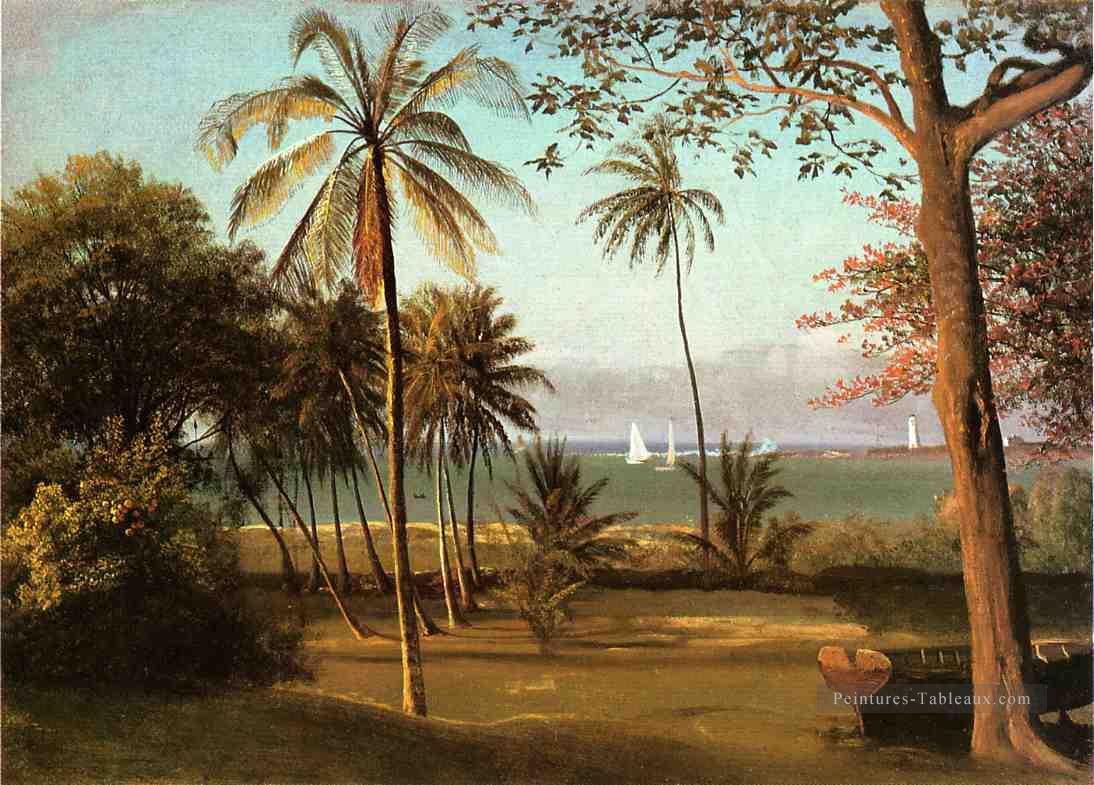 Scène de Floride Albert Bierstadt Peintures à l'huile
